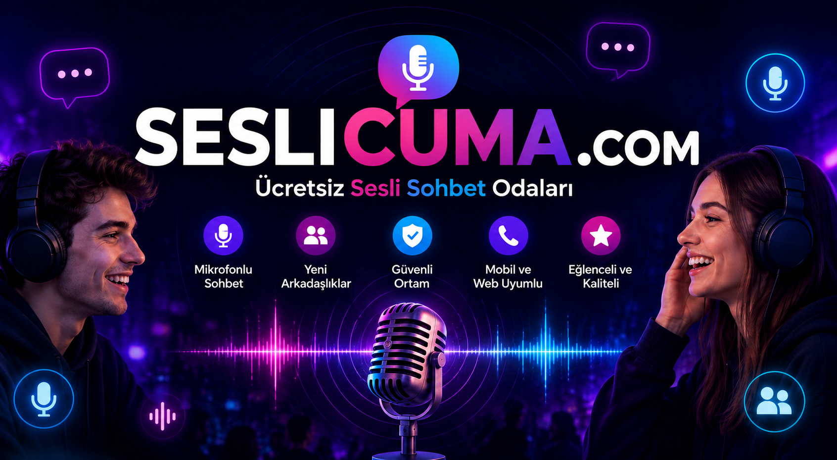 SESLİCUMA.COM ile Sesli Sohbette Yeni Deneyim SESLİCUMA.COM ile Sesli Sohbette Yeni Deneyim